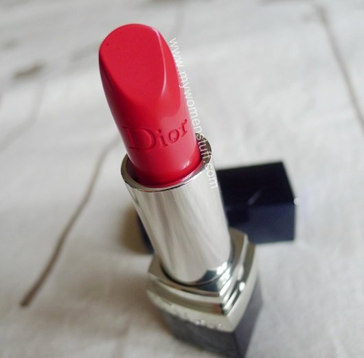 review dior rouge red muse lipstick swatches photos