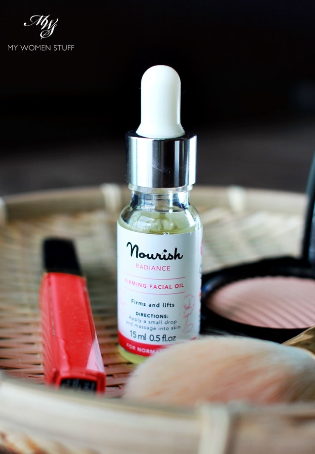 nourish radiance firming facial oil 