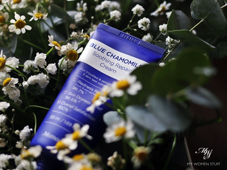mamonde blue chamomile soothing repair cream